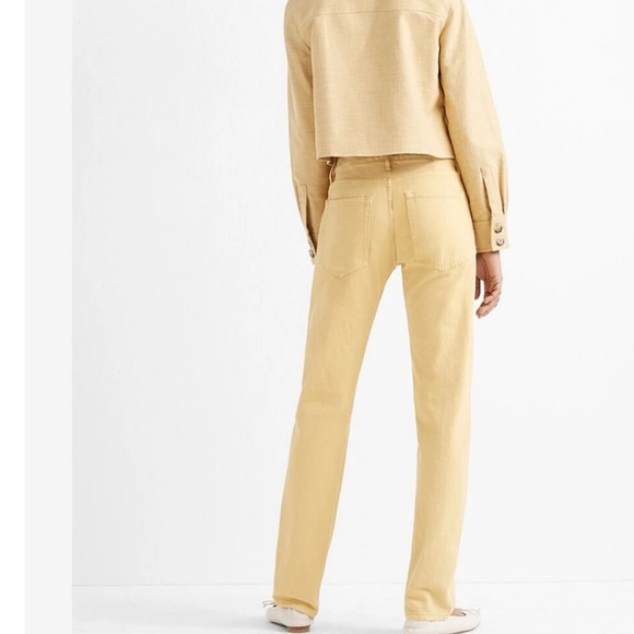 Club Monaco The Relaxed Slim in Buttered Yellow - Picture 2 of 7